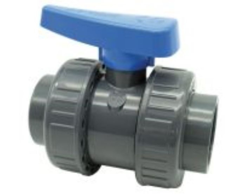 Кран шаровый разъёмный ПВХ Astral 700х700