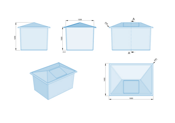 цветокоррекция 1,90 x 1,40 x 1,00