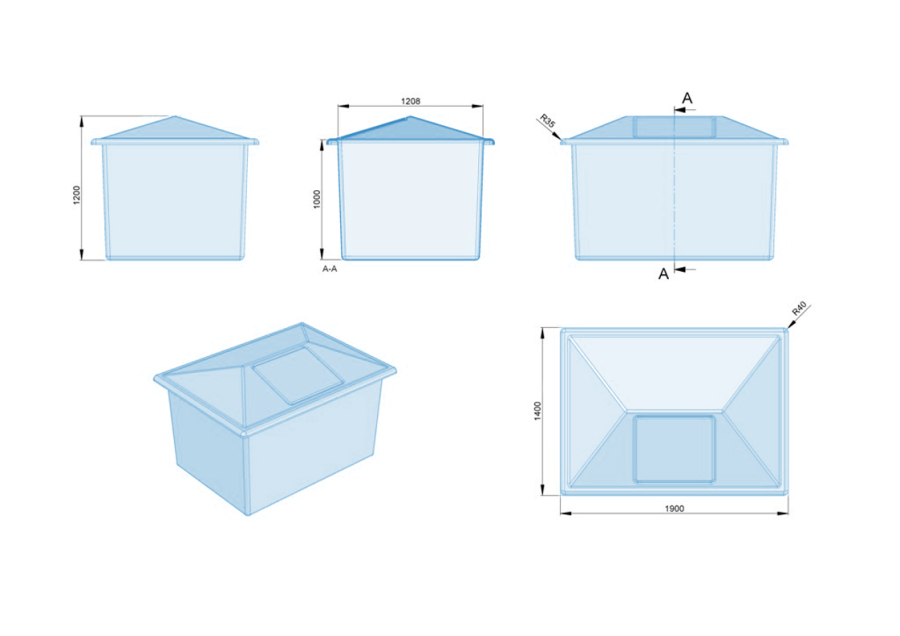 цветокоррекция 1,90 x 1,40 x 1,00