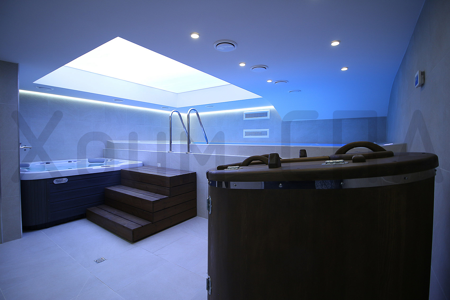 СПА зона №16 ДС "Янтарь"; спа для команды "Локомотив"