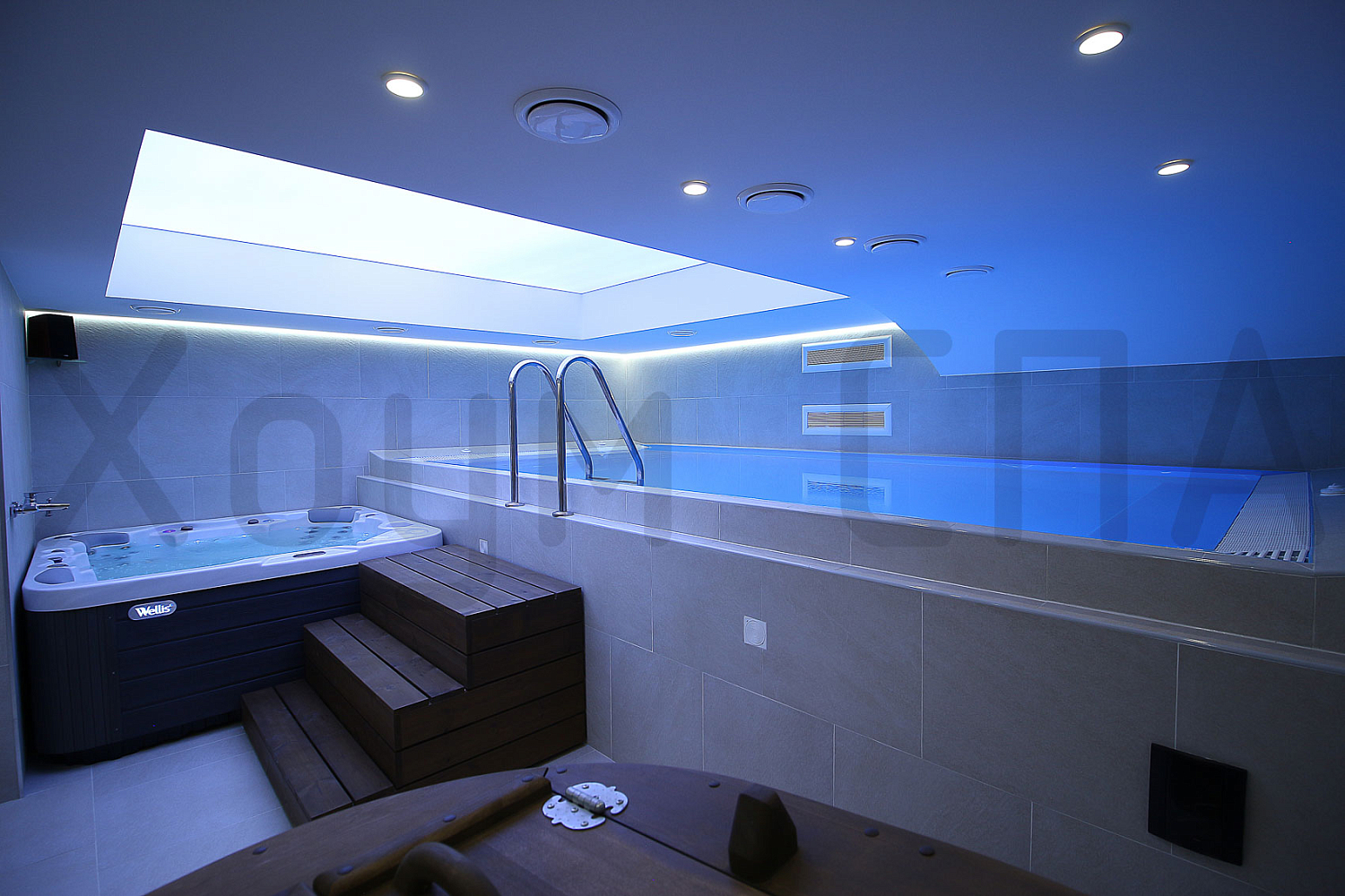 СПА зона №16 ДС "Янтарь"; спа для команды "Локомотив"