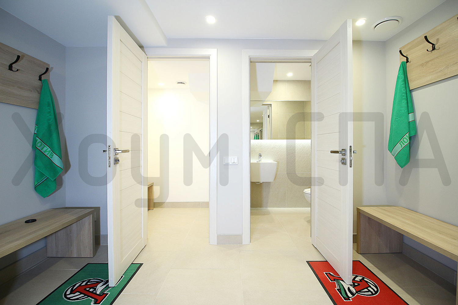 СПА зона №16 ДС "Янтарь"; спа для команды "Локомотив"